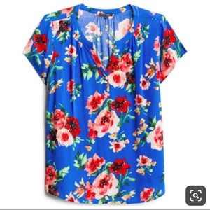 New! Stitch Fix l Papermoon Split Neck Blouse